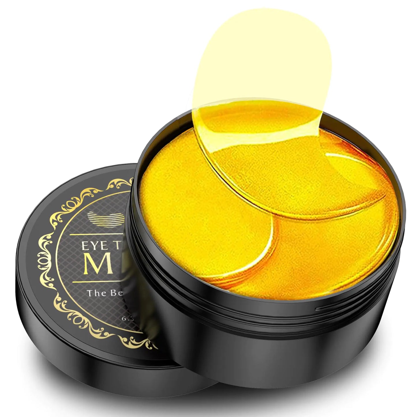 NAZANO Under Eye Patches - 60 Pcs - 24K Gold Eye Mask- Puffy Eyes & Dark Circles Treatments