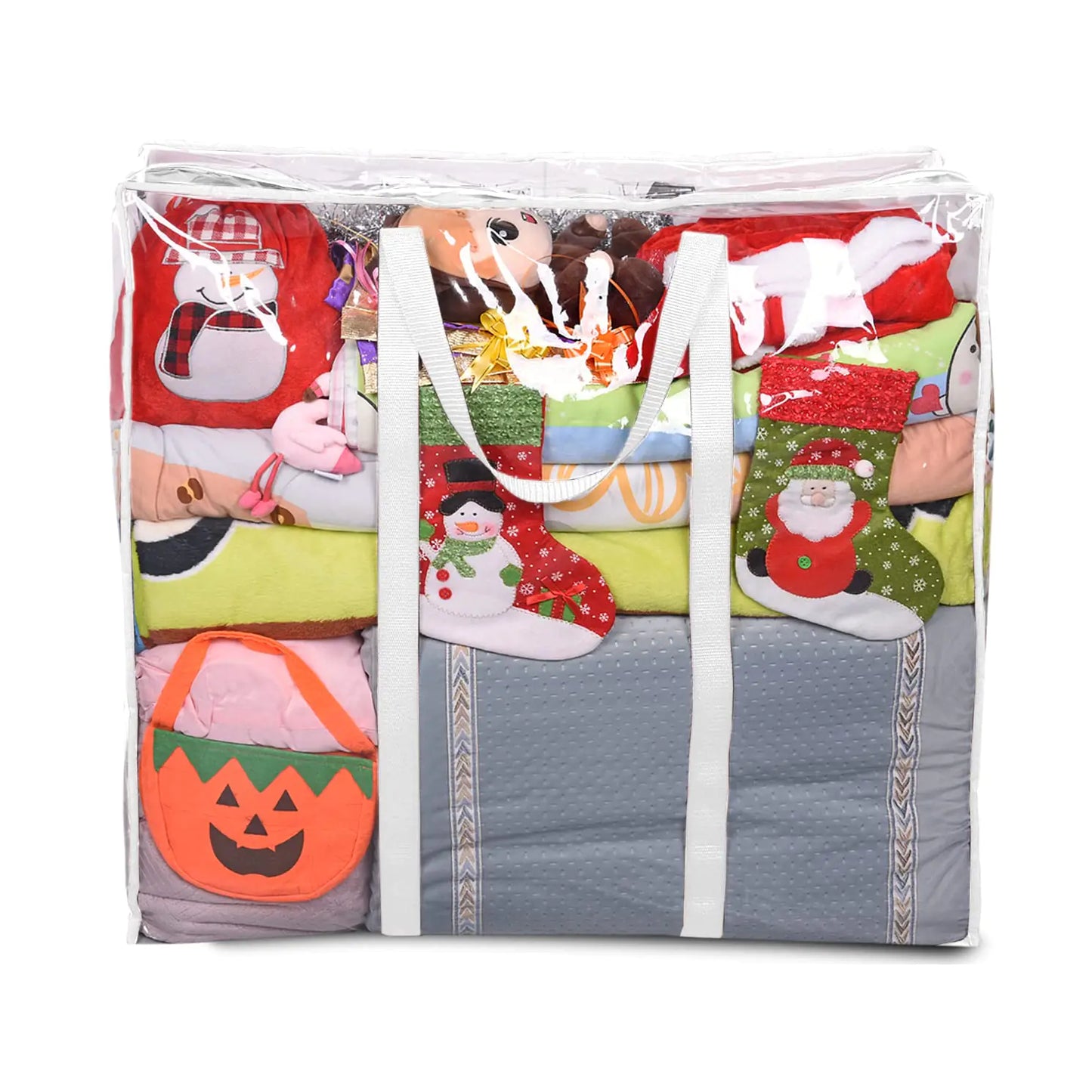 ProPik Clear Storage Bag Gift Wrap Clothes Organizer Big Zippered