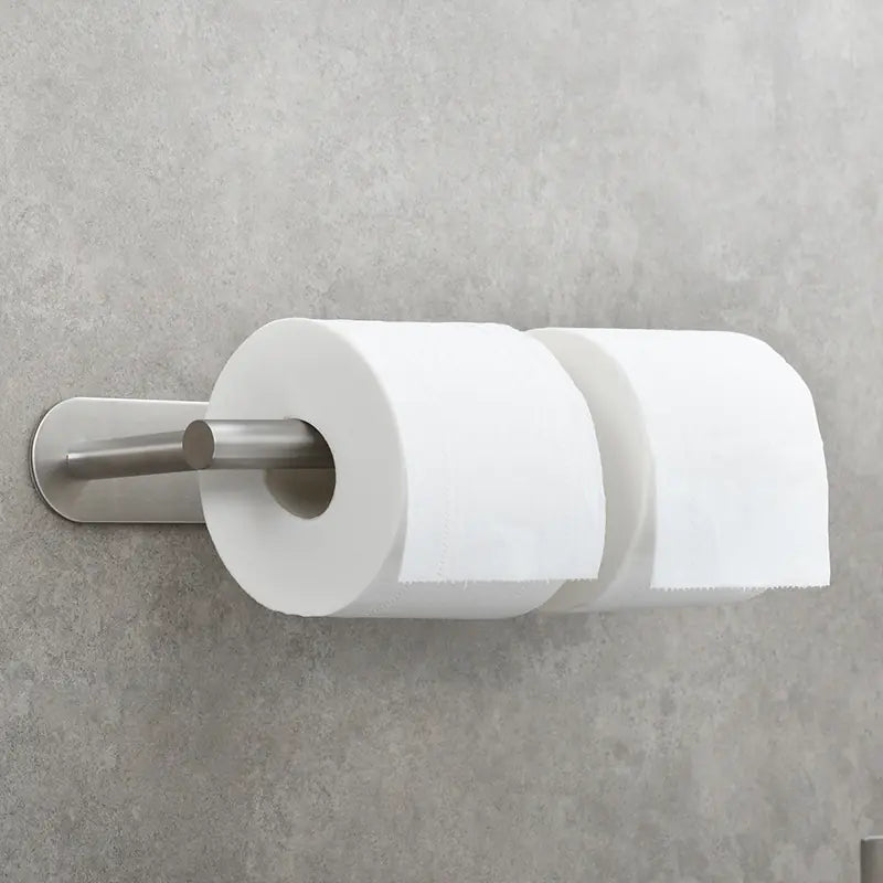 304 Stainless Steel Bathroom Towel Rack with Paper Holder