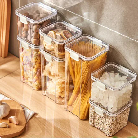 Stackable Food Storage Container – Clear & Sealed