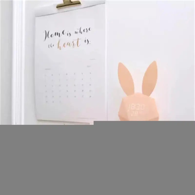 Rabbit Voice-Controlled Snooze Alarm Clock (Cartoon)