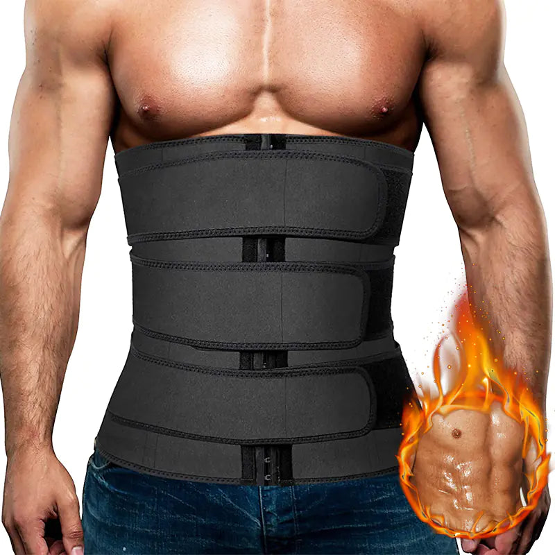 Men's Sauna Sweater Waist Belt for Bodybuilding Training