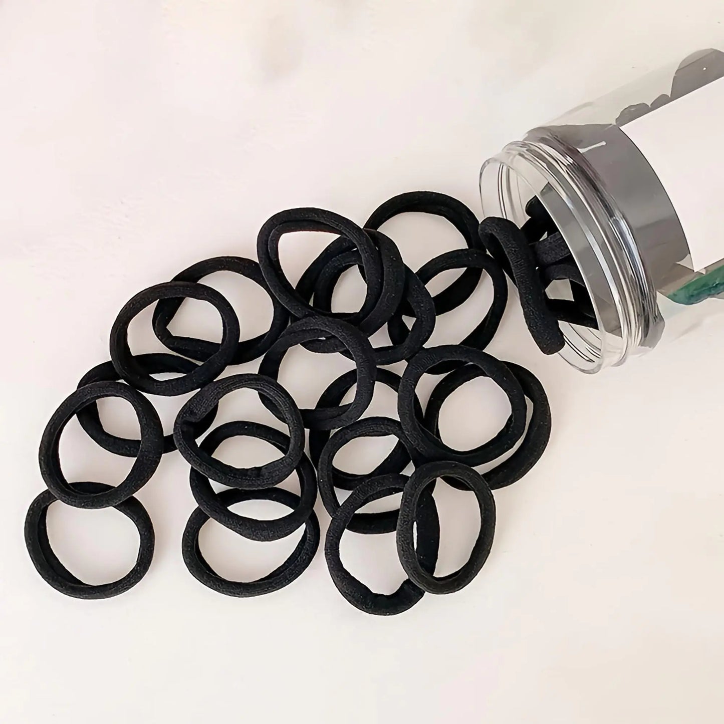 50 pieces candy-colored non-slip hair ties