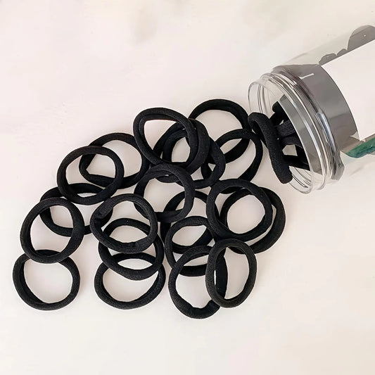 50 pieces candy-colored non-slip hair ties