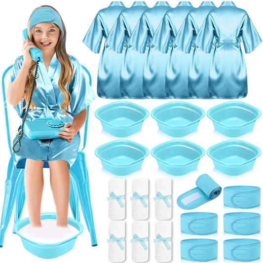 Bunnycool 24 Pcs Kids Spa Party Supplies