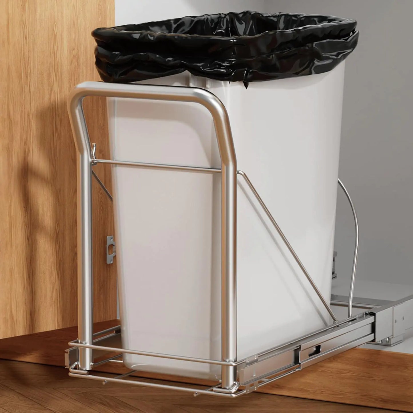 Storvexify Pull Out Trash Can Under Cabinet with Soft Close Slides Heavy Duty