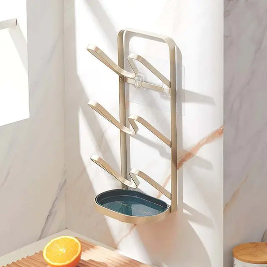 Kitchen Finishing Rack for Pots and Spoons