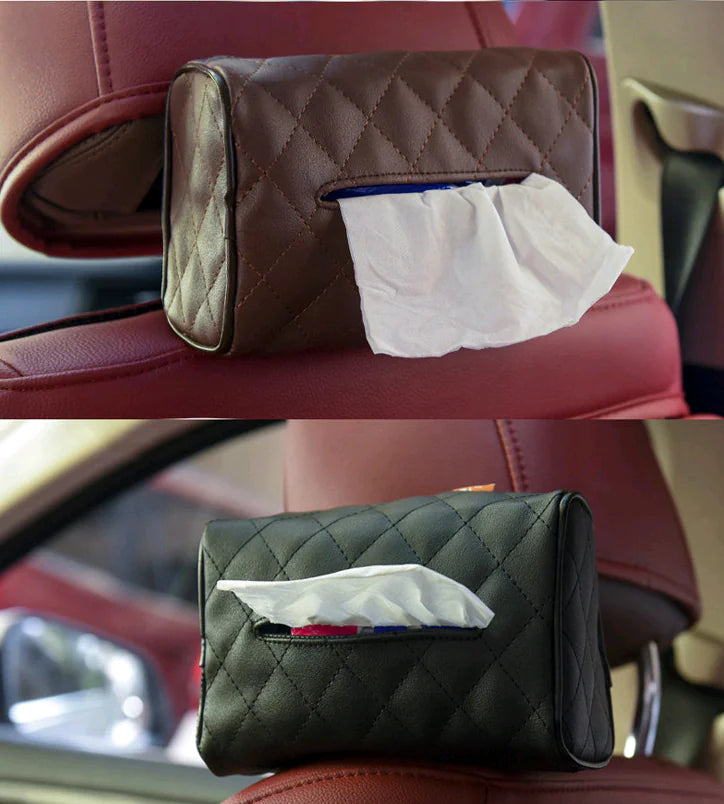 Car Seat Back Tissue Box Holder - Creative Auto Accessory