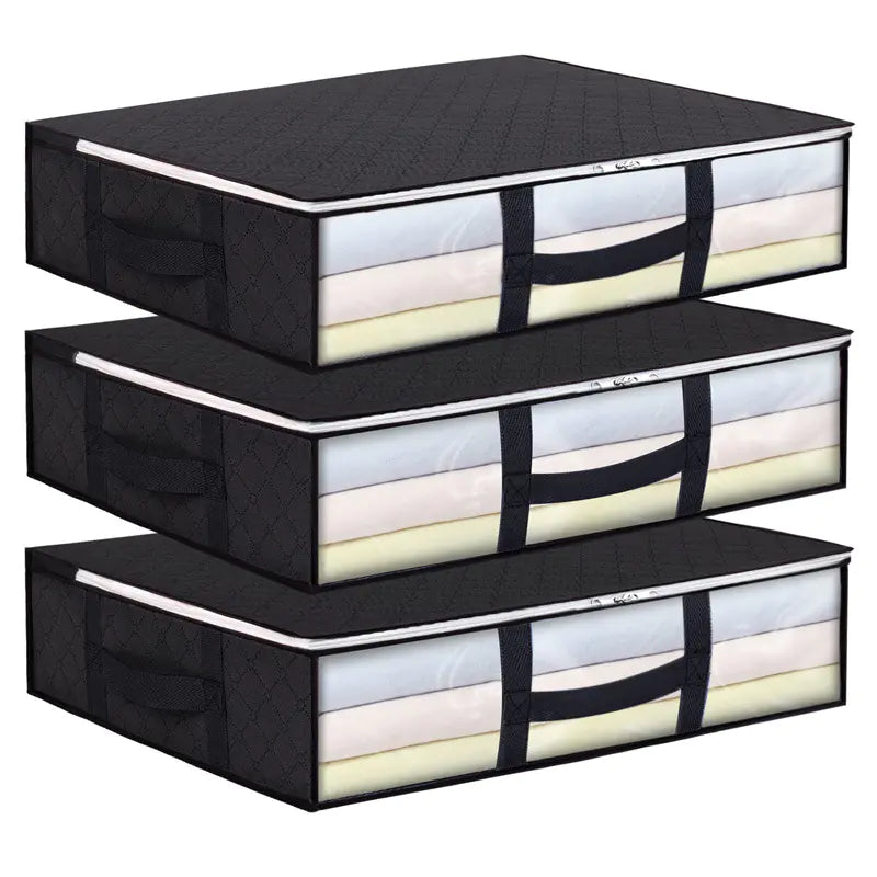 Foldable Under Bed Storage Bags with Clear Window (1pc)