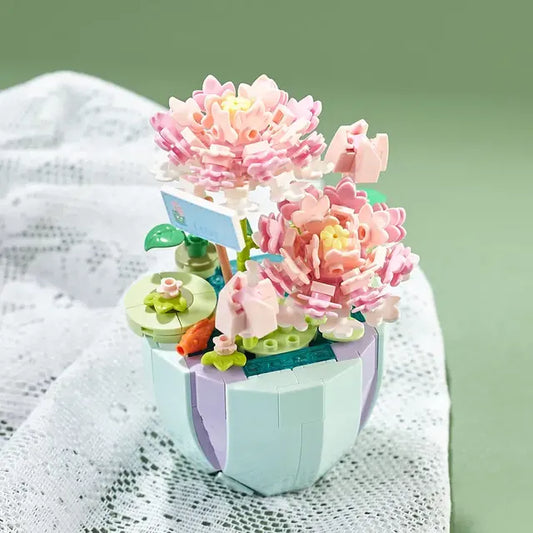 Eternal Bouquet with Succulent Potted Plants Decor