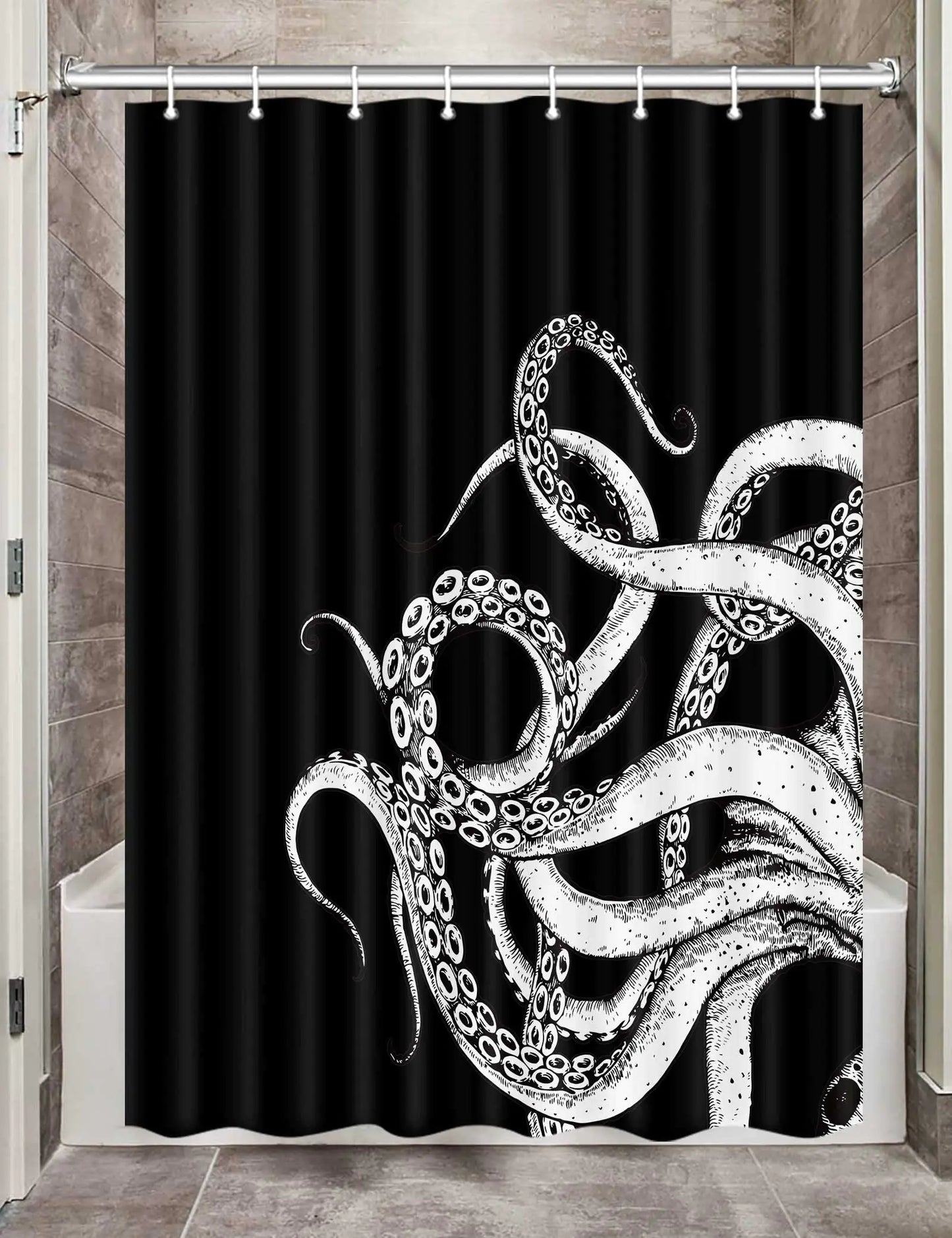 Octopus Decor Camper RV Shower Curtain