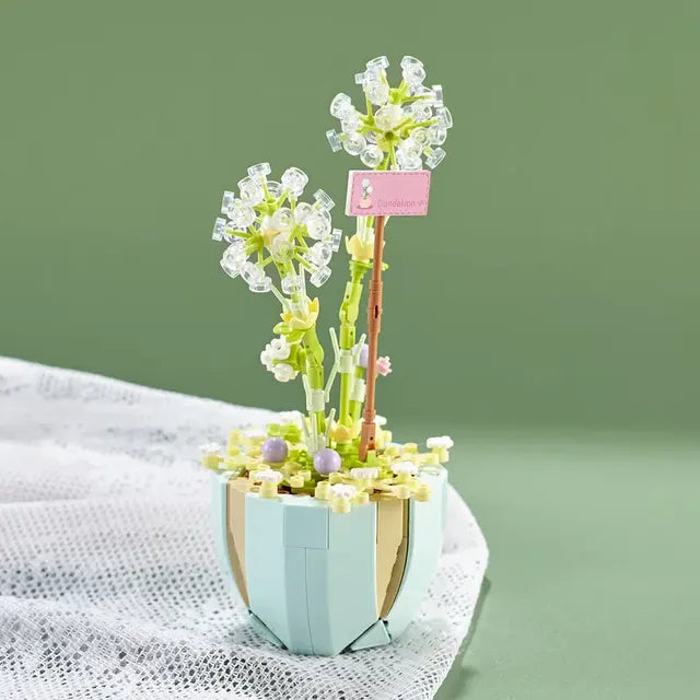 Eternal Bouquet with Succulent Potted Plants Decor