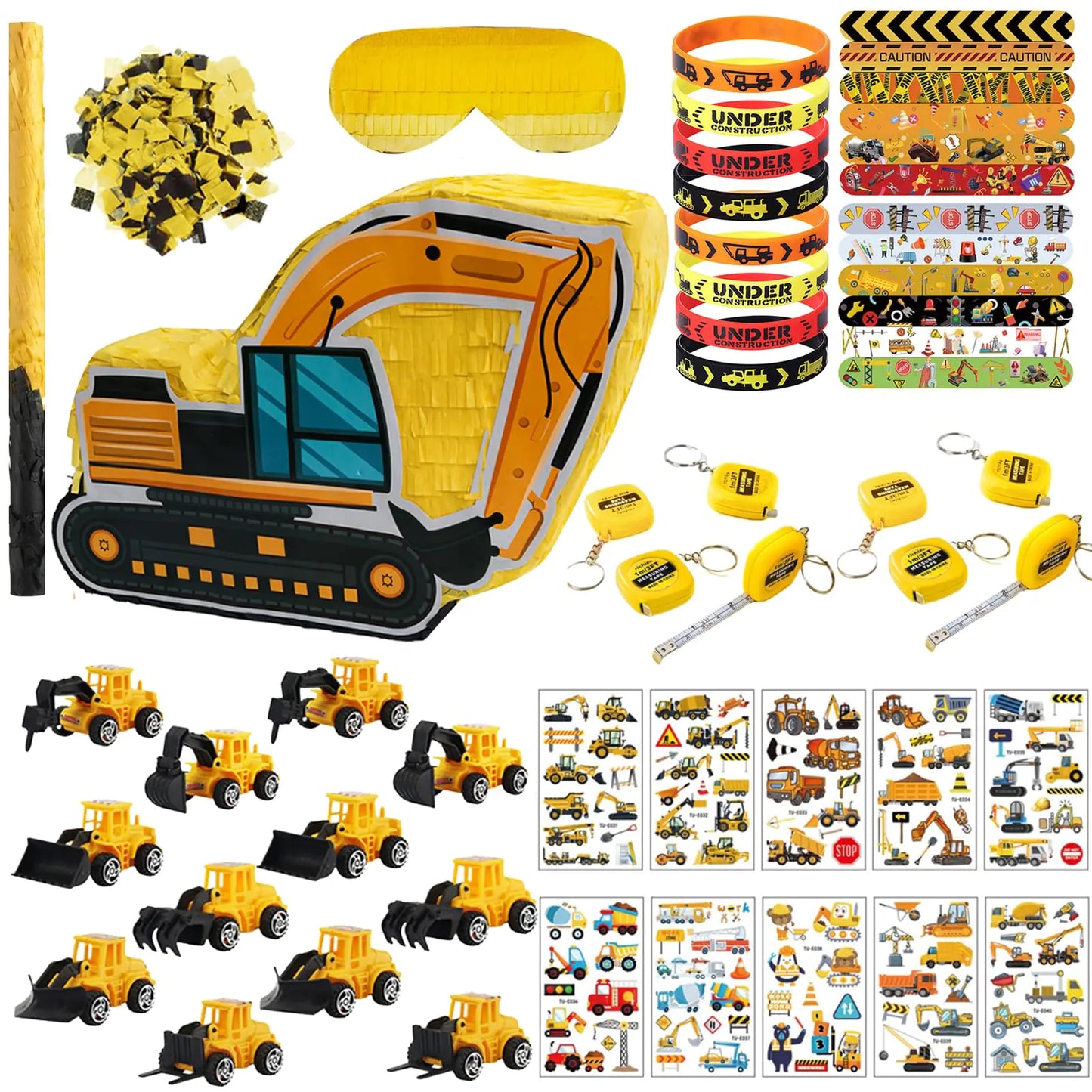 Construction Pinata Set