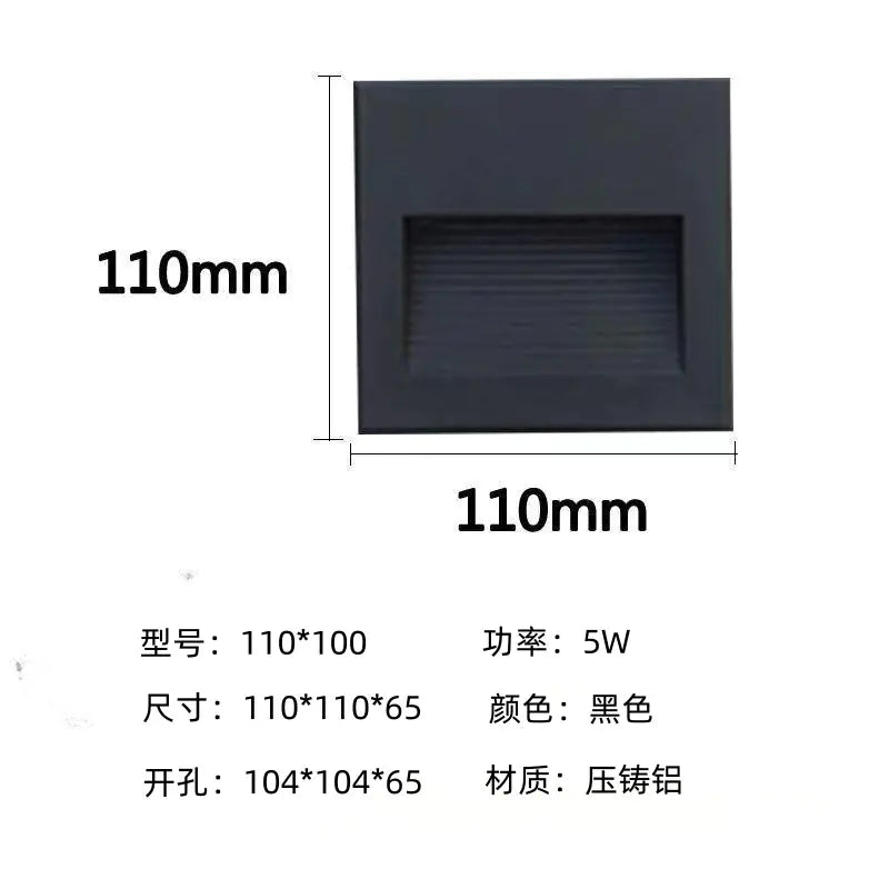 LED Waterproof Inground Step Lights for Outdoor Use