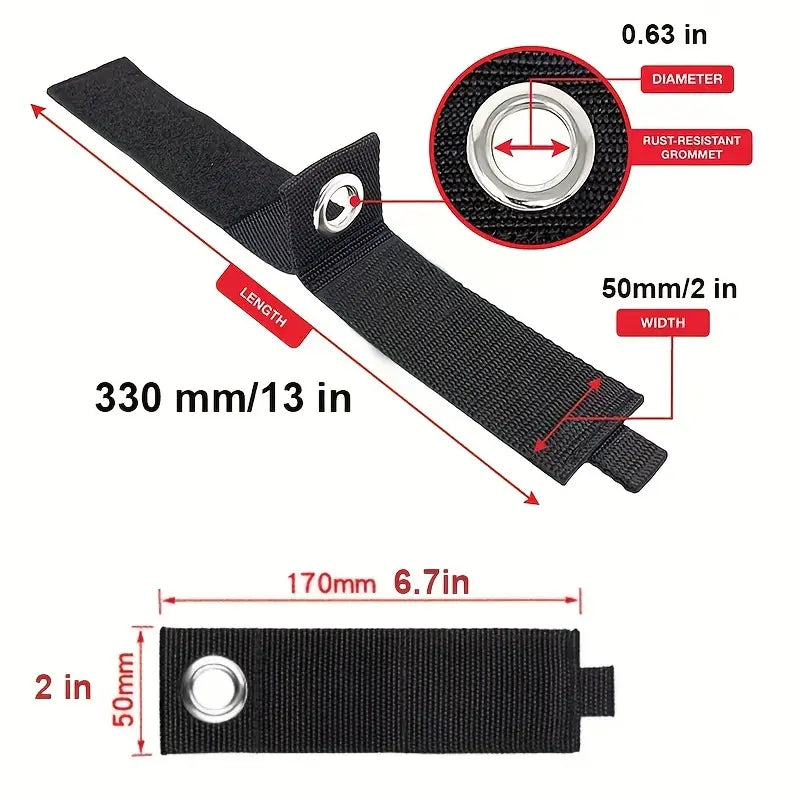 Heavy-Duty Storage Straps for Garage Organization (1pc)