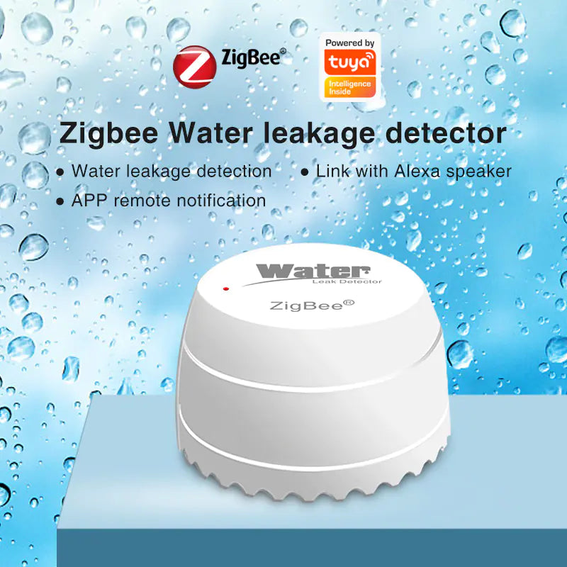 Tuya Zigbee Smart Water Leakage Detector Sensor