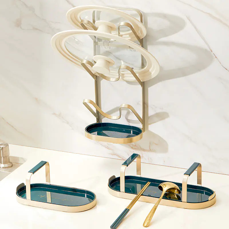 Kitchen Finishing Rack for Pots and Spoons