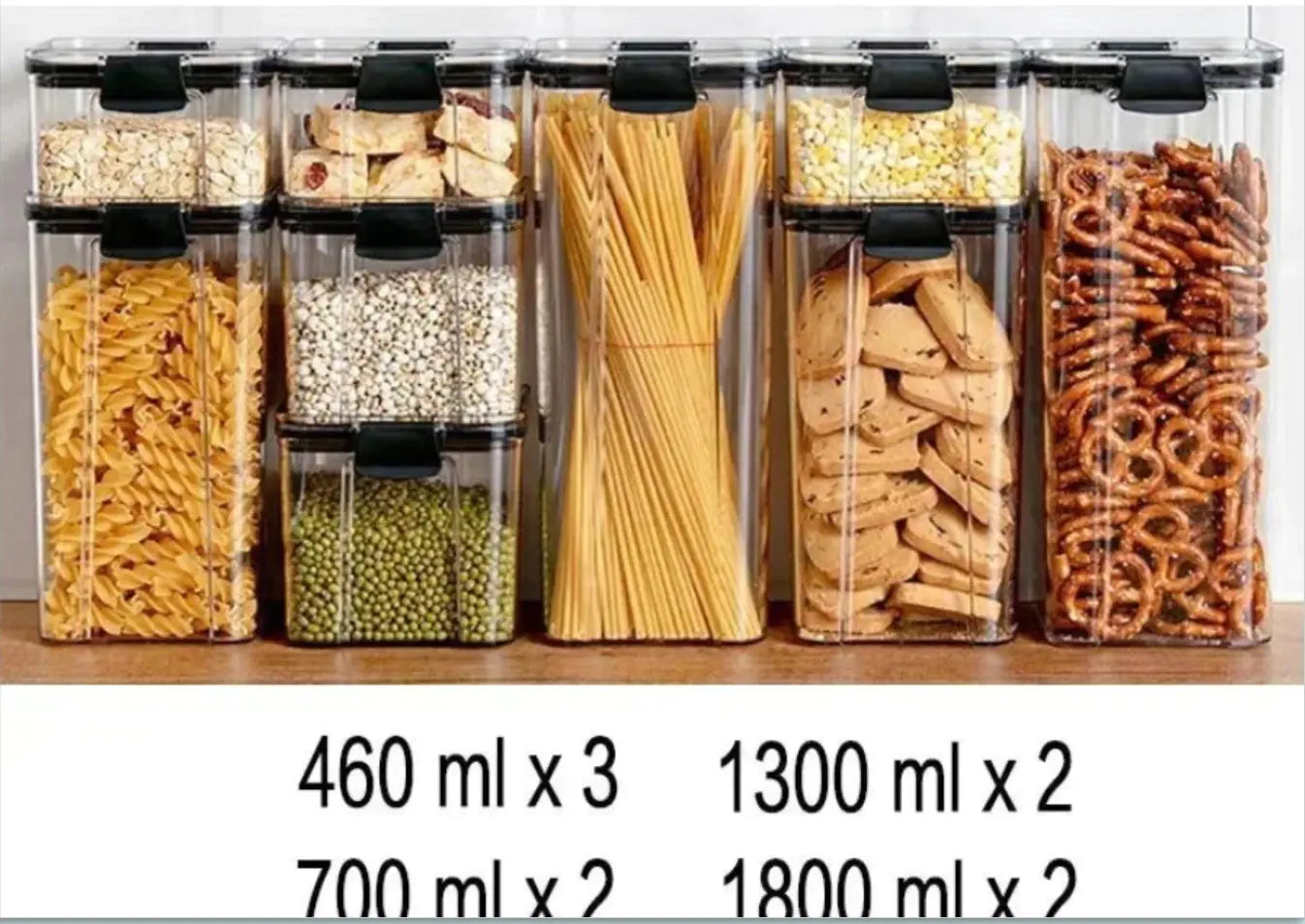 Stackable Food Storage Container – Clear & Sealed