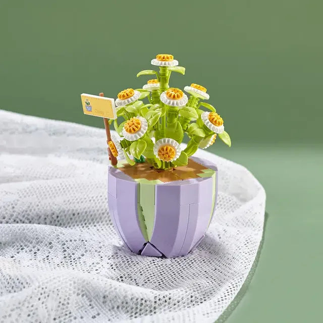Eternal Bouquet with Succulent Potted Plants Decor