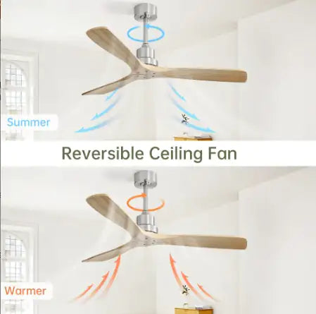 Metal And Wood Ceiling Fans