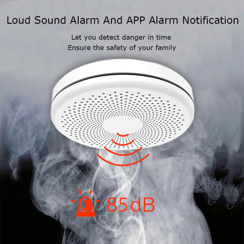 Tuya Carbon Monoxide Detector with Smoke Alarm
