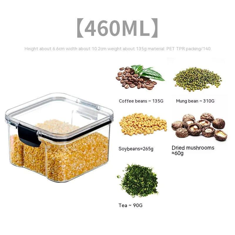 Stackable Food Storage Container – Clear & Sealed