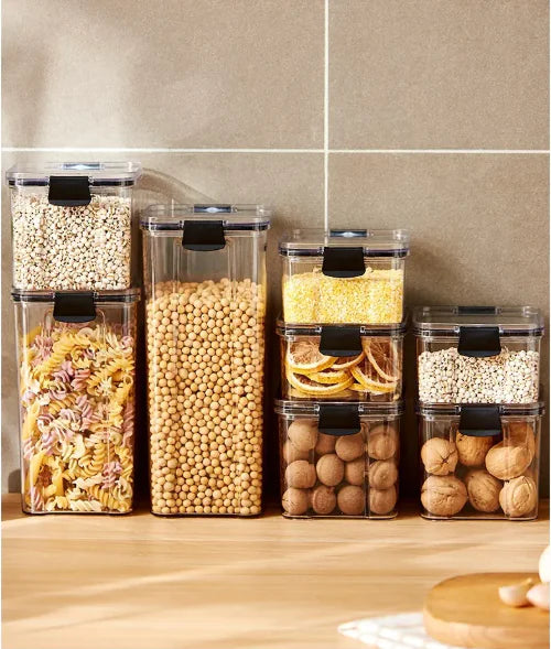 Stackable Food Storage Container – Clear & Sealed