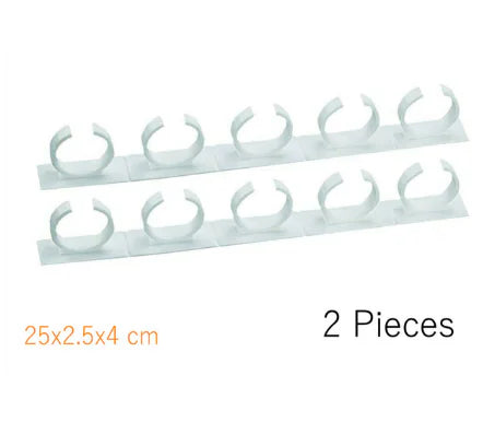 Kitchen Shelves Seasoning Jar Storage Rack with Clamps