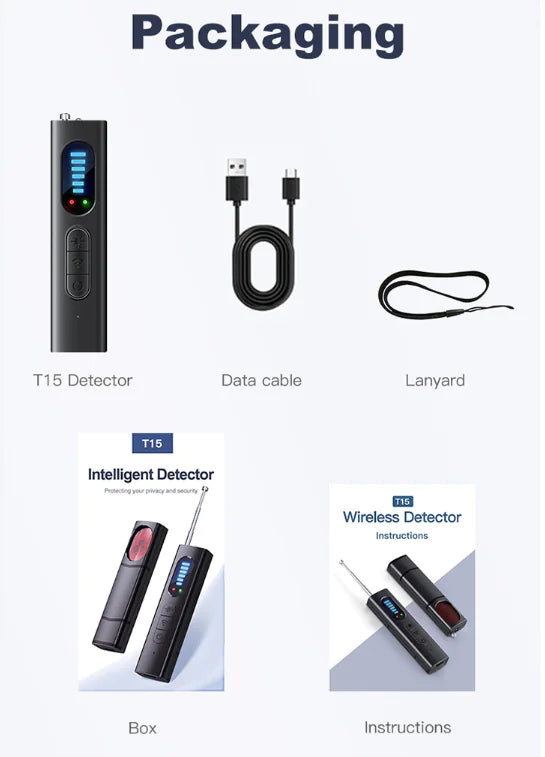 Wireless Signal Detector & Camera Anti-Theft Device