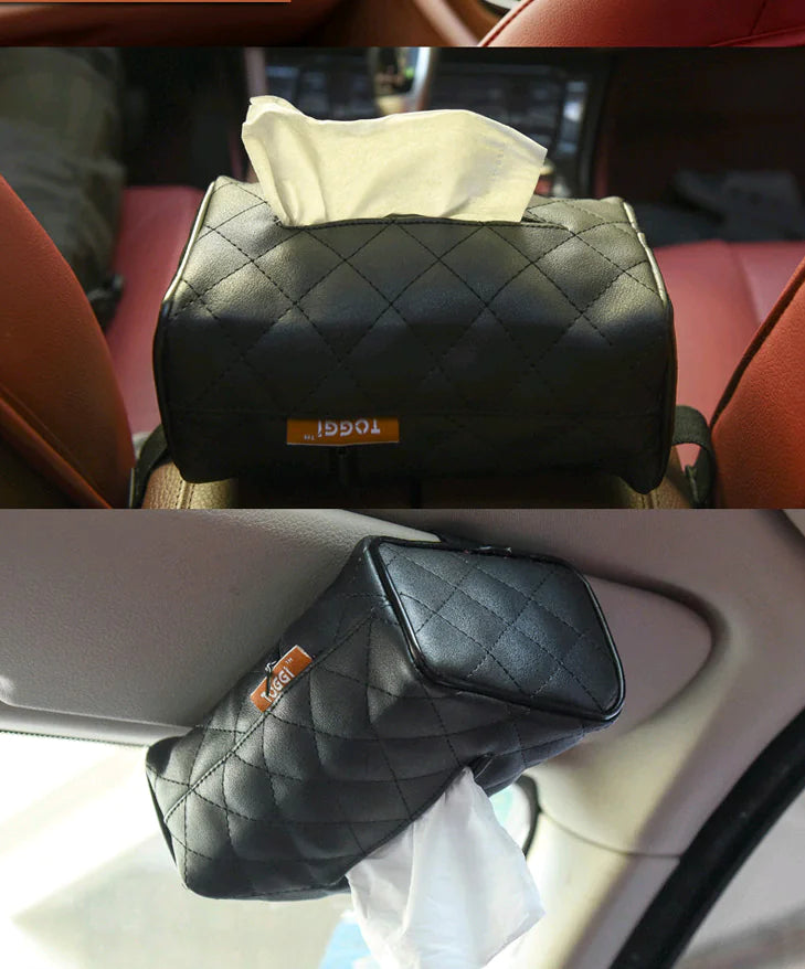Car Seat Back Tissue Box Holder - Creative Auto Accessory