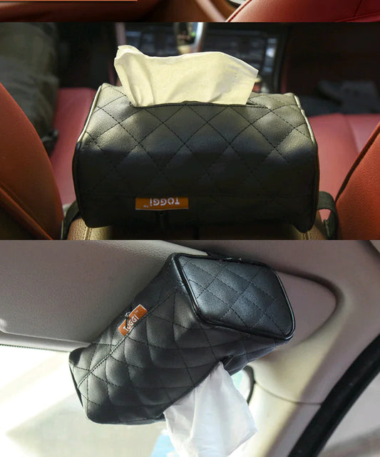 Car Seat Back Tissue Box Holder - Creative Auto Accessory