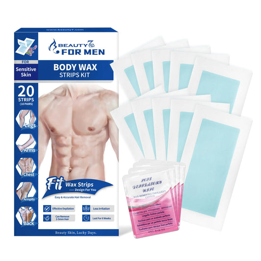 Men Wax Strips for Body Ready to Use Waxing Strips