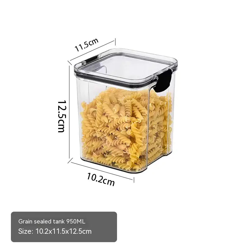 Stackable Food Storage Container – Clear & Sealed