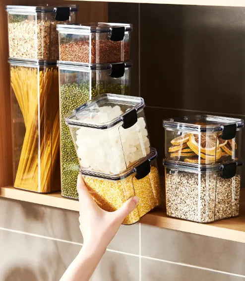 Stackable Food Storage Container – Clear & Sealed