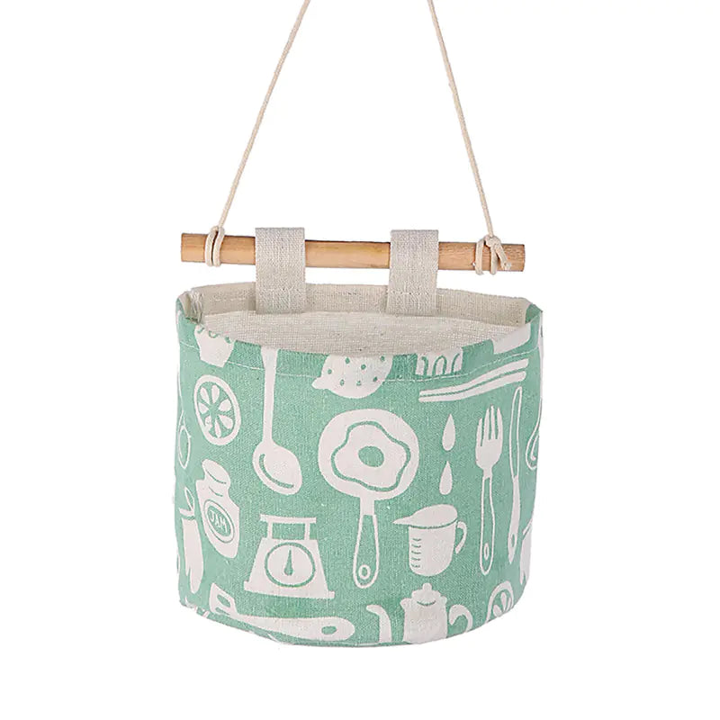 Fabric Hanging Storage Bag for Bedside or Closet