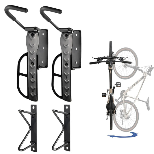 DARK MONSTER Swivel Bike Rack Garage Wall Mount