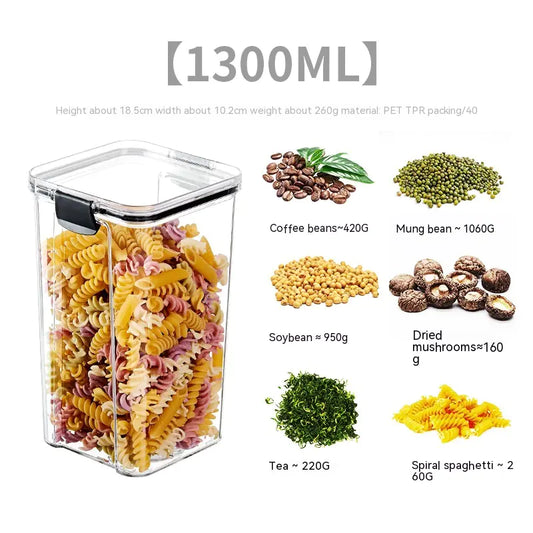 Stackable Food Storage Container – Clear & Sealed