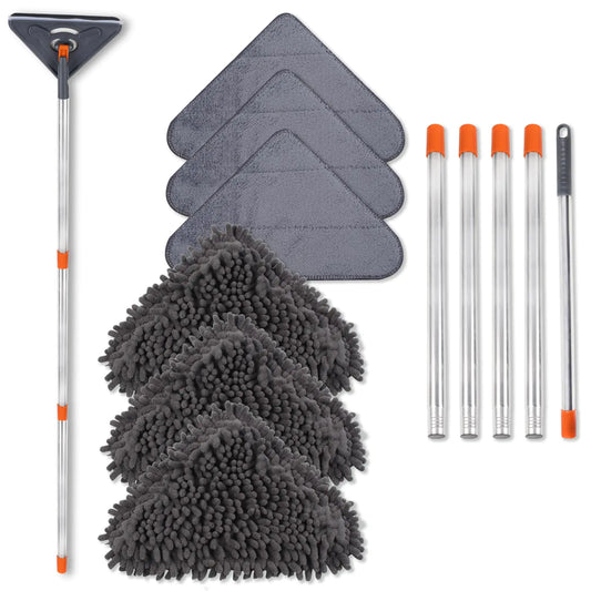 NWGOF Wall Cleaner Mop with 79 Inches Long Handle 360°