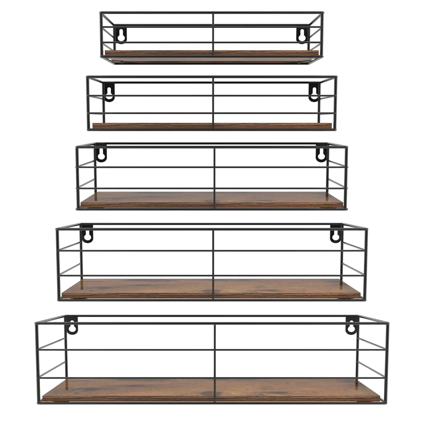 CRUGLA Floating Wall Shelves Set of 5