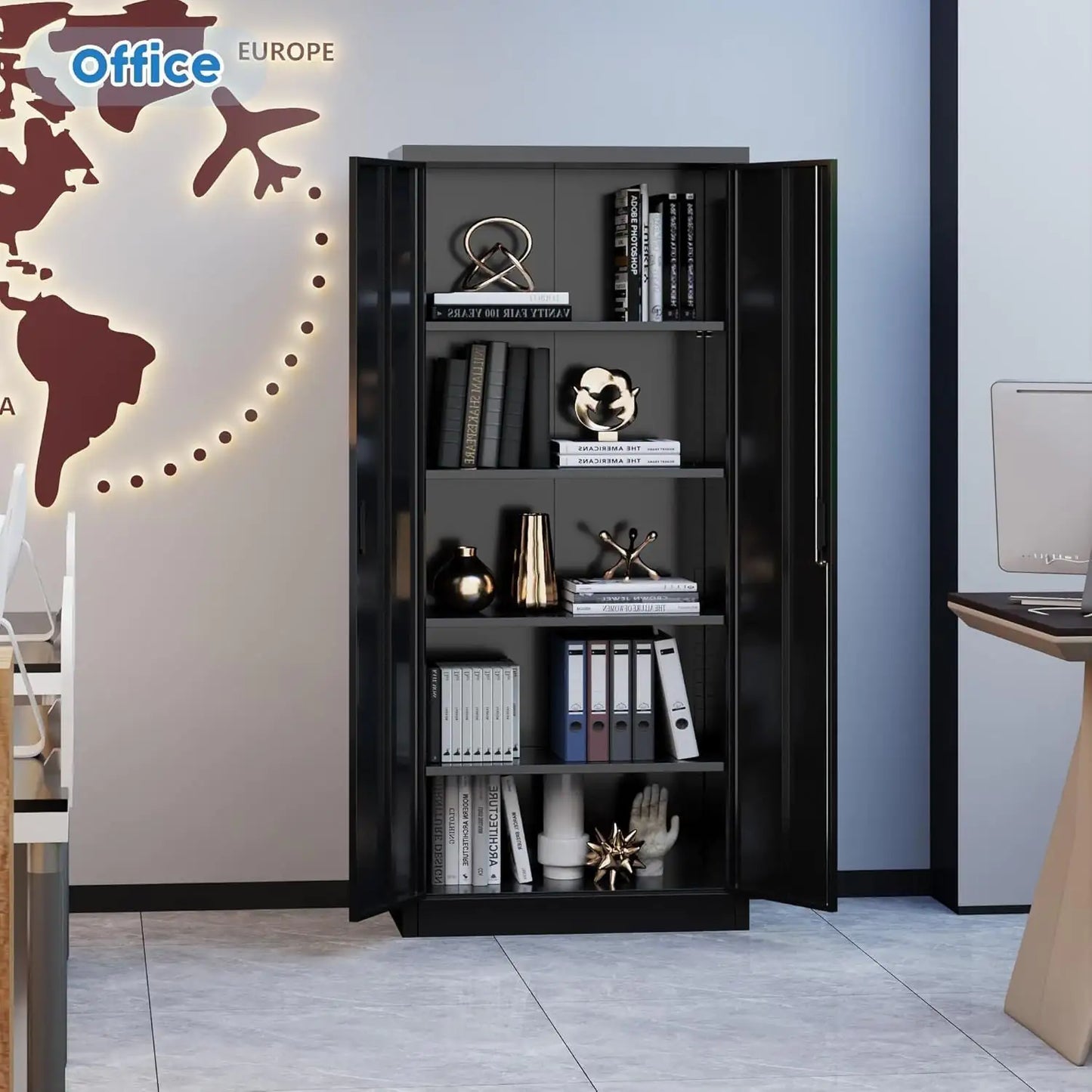 Metal Garage Storage Cabinet With Lock