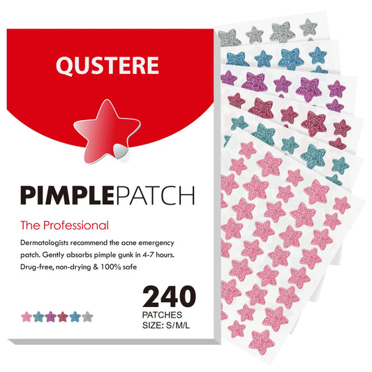 QUSTERE Pimple Patches for Face Hydrocolloid Acne Patches 240count