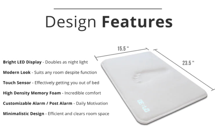 Carpet Alarm Clock - Smart Creative Gift Alarm