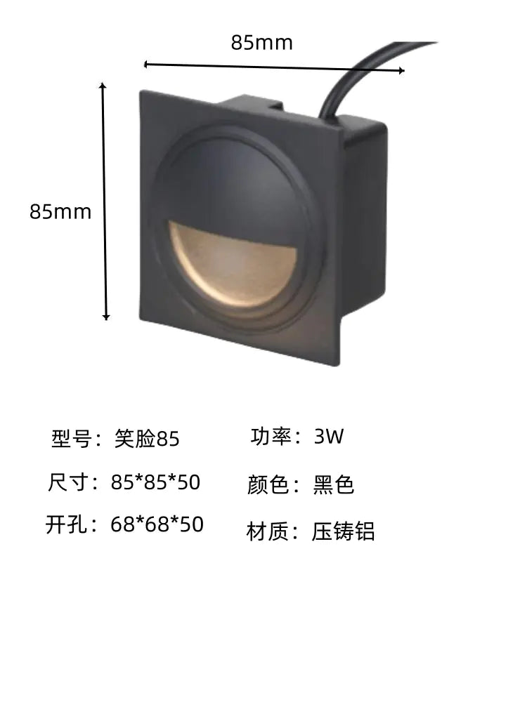 LED Waterproof Inground Step Lights for Outdoor Use