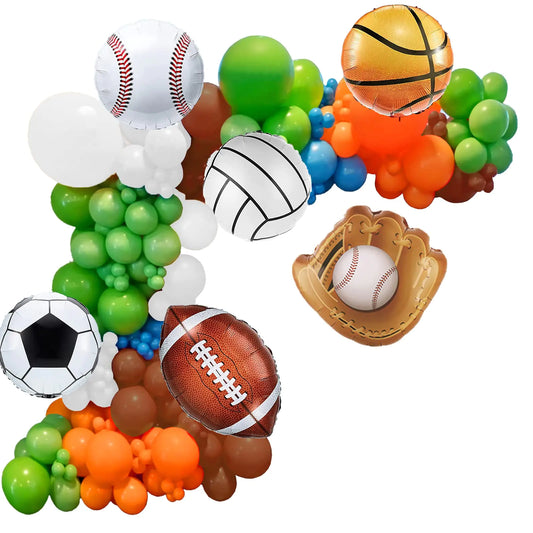 Sport Balloons Arch Garland Football Party Decoration