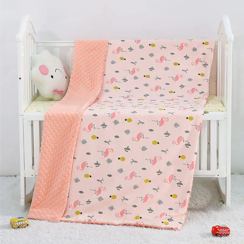 Cartoon Baby Blankets for Children and Strollers