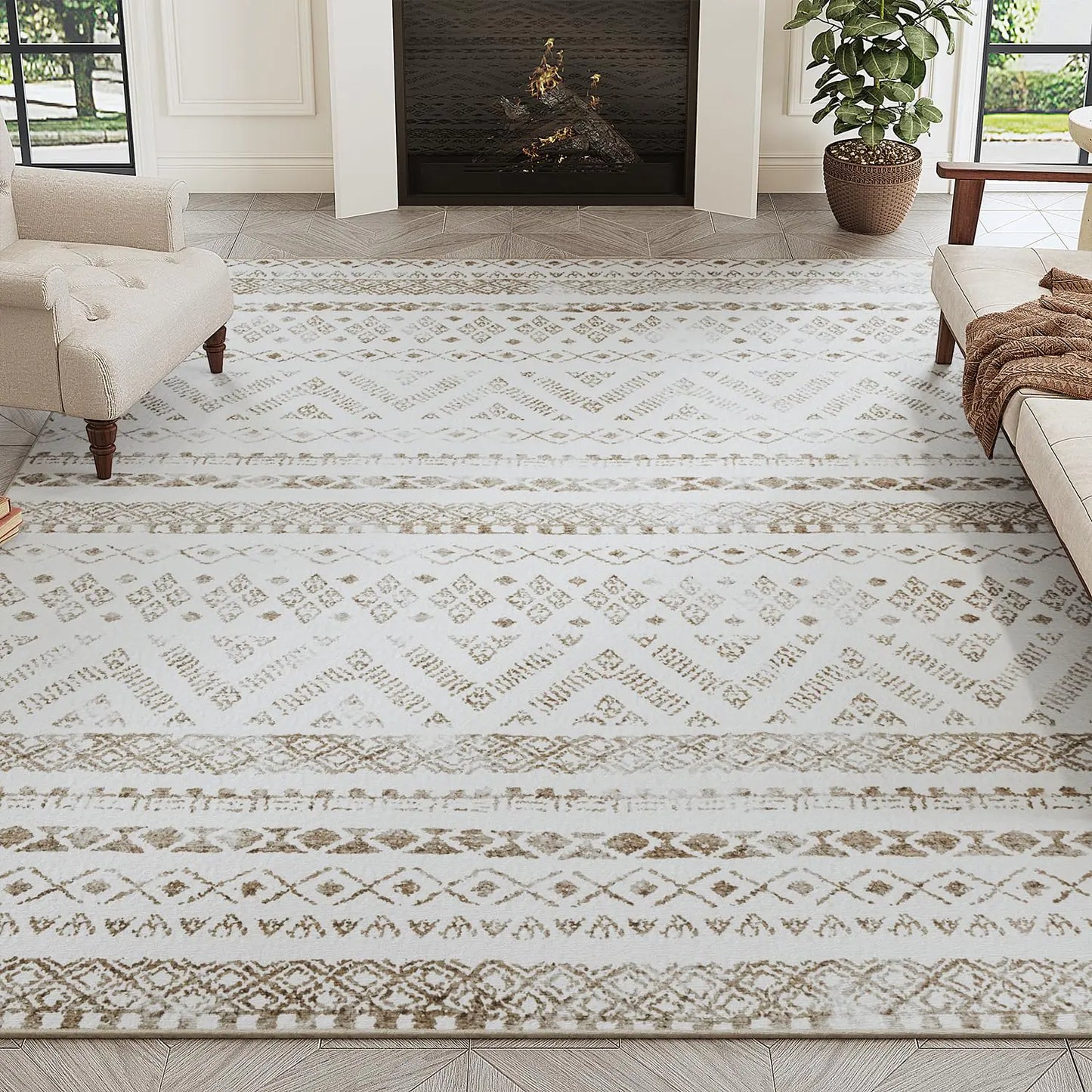 PADOOR 8x10 Rugs for Living Room