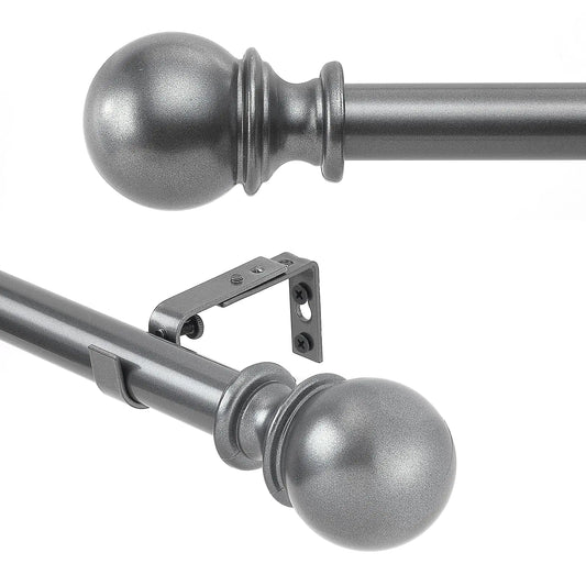 Curtain Rods for windows1" Diameter Curtain Rod 32-72"