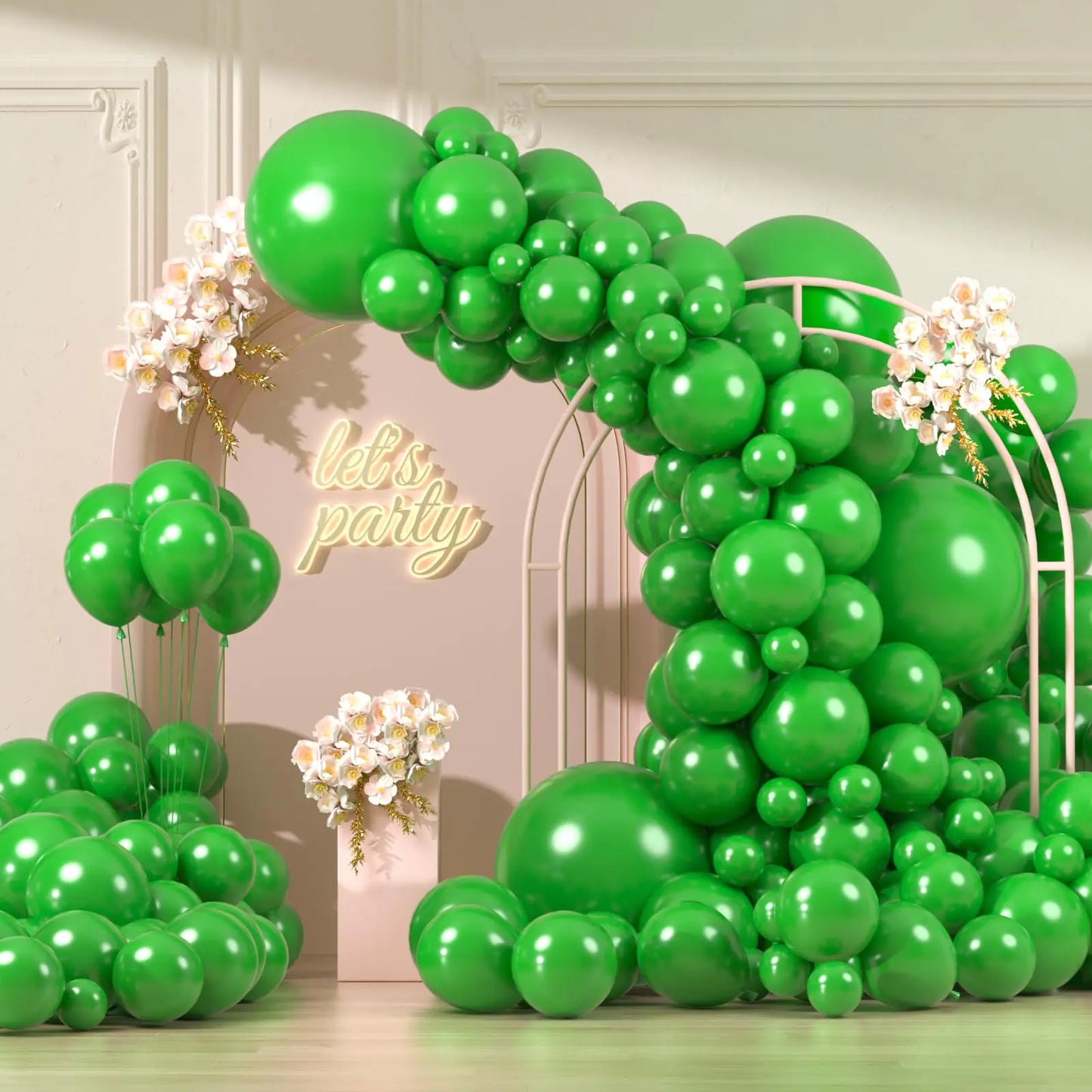 146pcs Green Balloons Garland Arch Kit