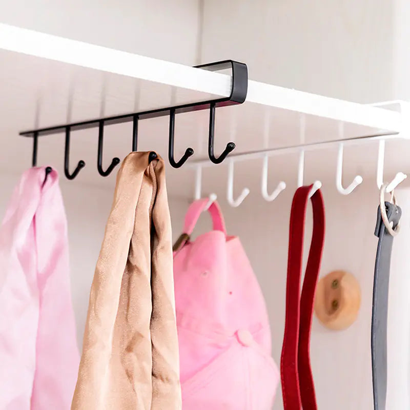 Iron Cupboard Hooks for Closet and Kitchen Storage