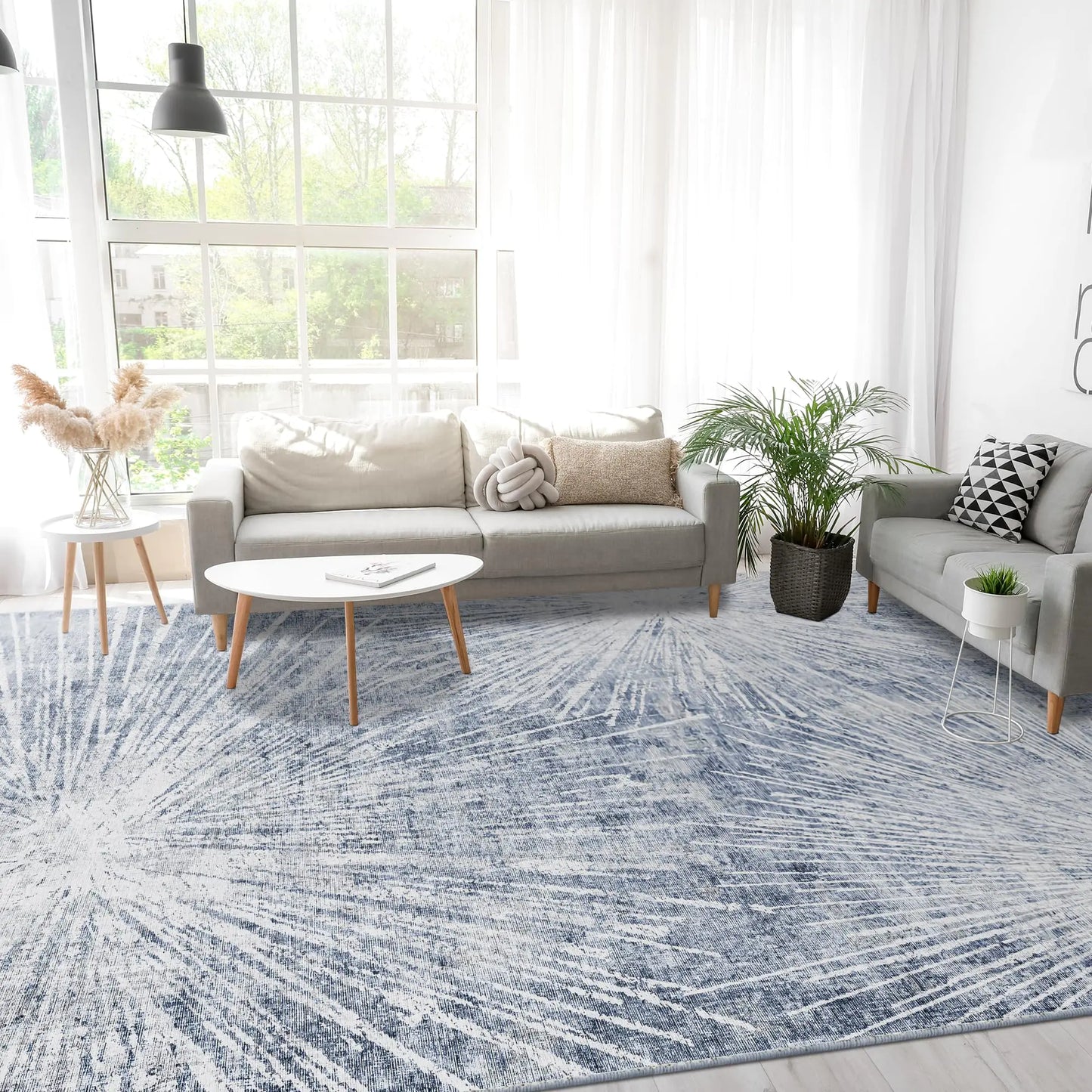 Modern Abstract Printed Rug